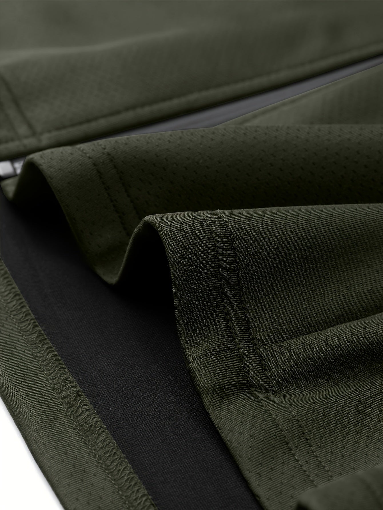 Men's Athletic Jacket - Quick-Dry Gym Coat with Zipper Closure, Lightweight Workout Jacket for Running, Hiking, Training - Olive Green Athletic Outerwear (Machine Washable) - Bodybuilding & Casual Streetwear, Workout Clothes,