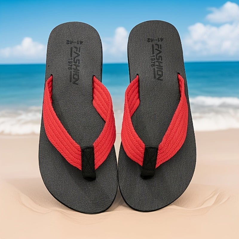 Men's Summer Beach Slippers with Durable EVA Sole