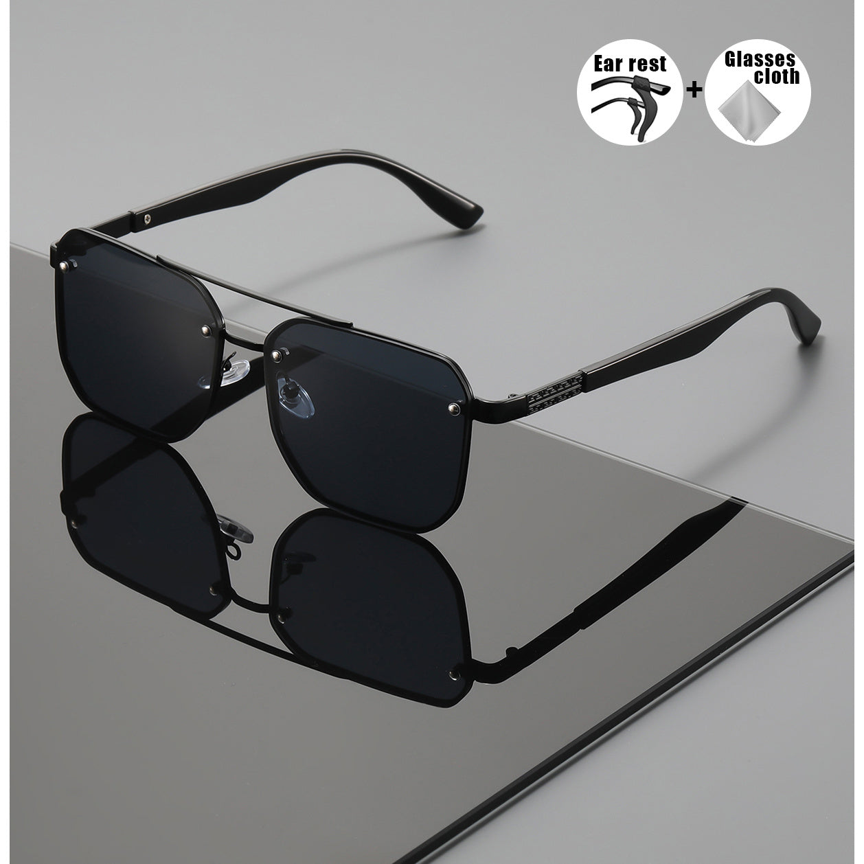Vintage Geometric UV400 Sunglasses for Men and Women