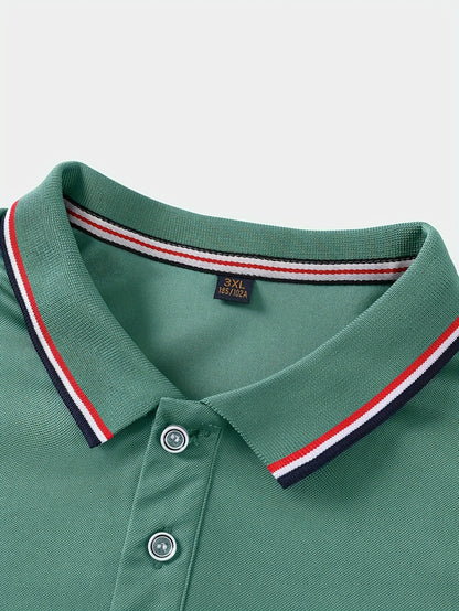 Golf Print Polo վերնաշապիկ, տղամարդու վերնաշապիկ, ամառային պատահական կարճաթև վերնաշապիկ