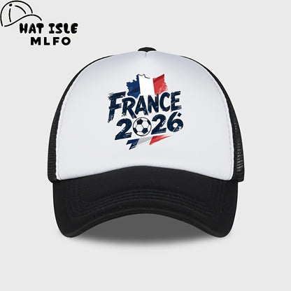 2026 France Football Printed Adjustable Baseball Cap
