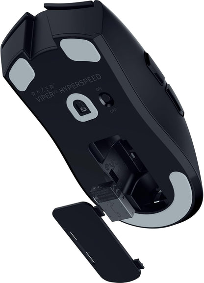 Razer Viper V3 Hyperspeed Wireless Esports Gaming Mouse: 82G Lightweight - up to 280 Hr Battery - 30K DPI Optical Sensor - Gen-2 Mechanical Switches - 8 Programmable Controls - Classic Black
