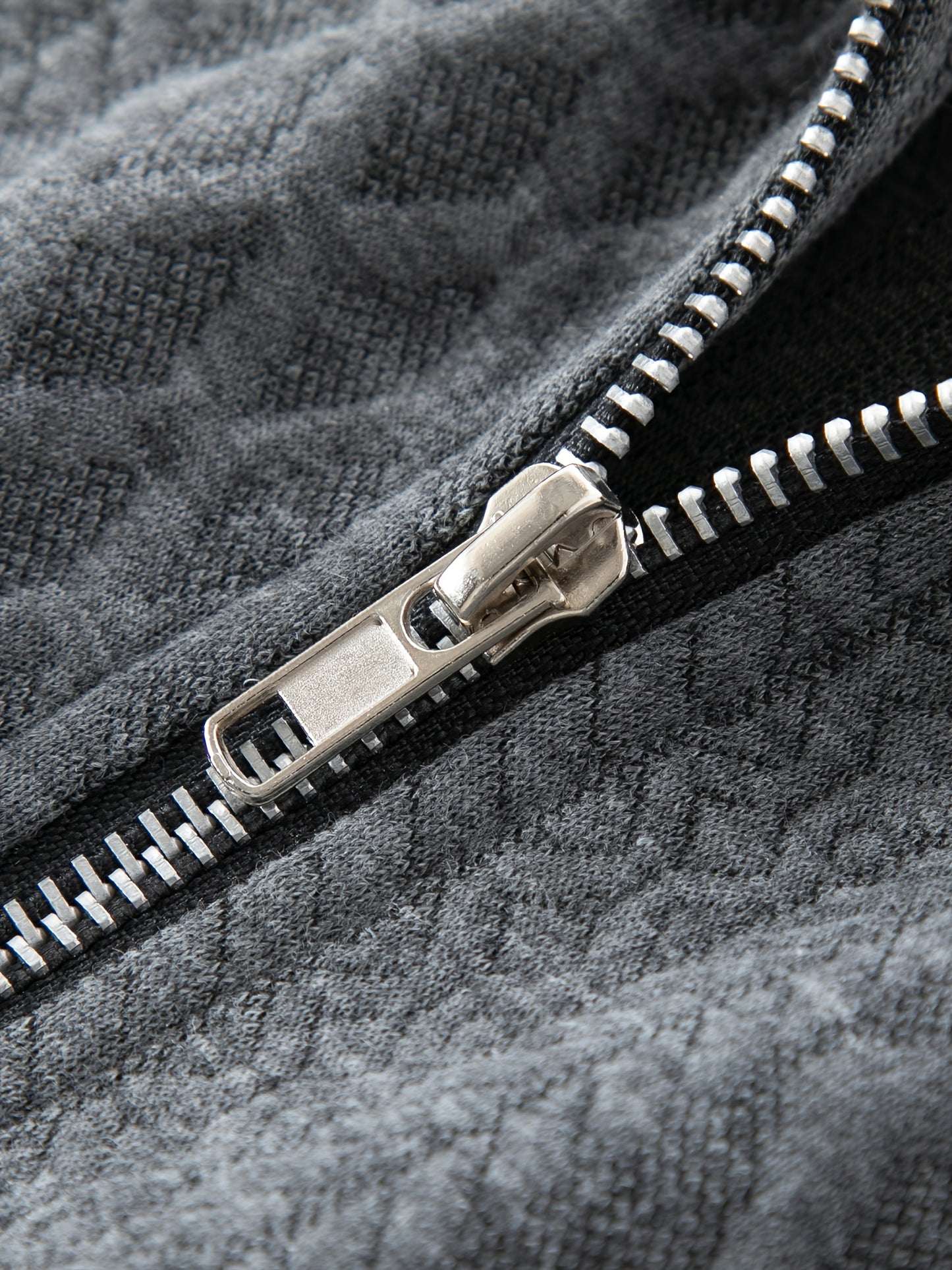 Men's Beige & Orange Contrast Full-Zip Jacket - Winter Warmth Loose-Fit Tailored Coat with Stand Collar, Zippered Pockets & Full-Zip Closure, Machine Washable Casual Outerwear for Men (Beige/Orange) - Ideal for Fall and Winte