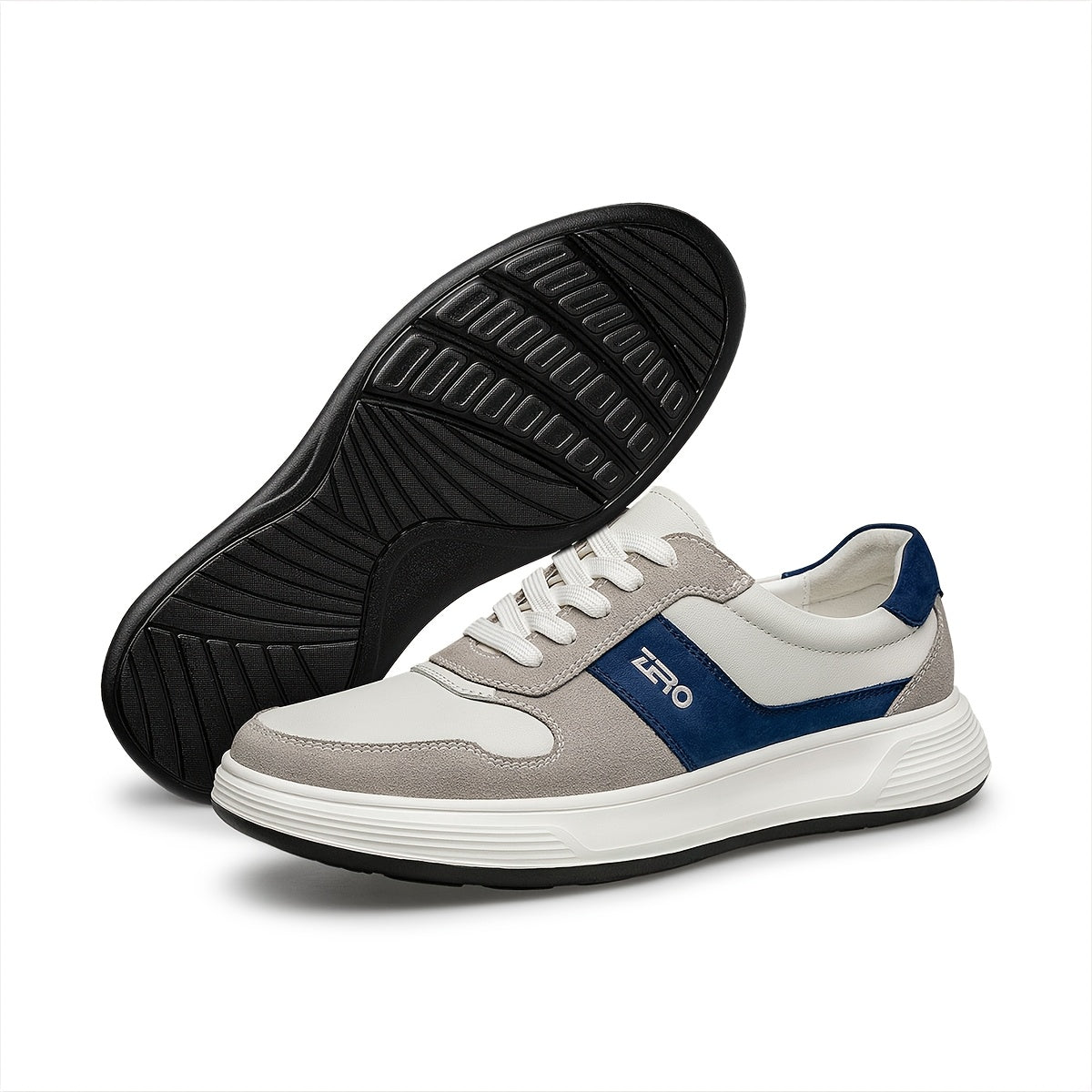 ZRO Men’s Casual Sports Sneakers with Leather & EVA Sole