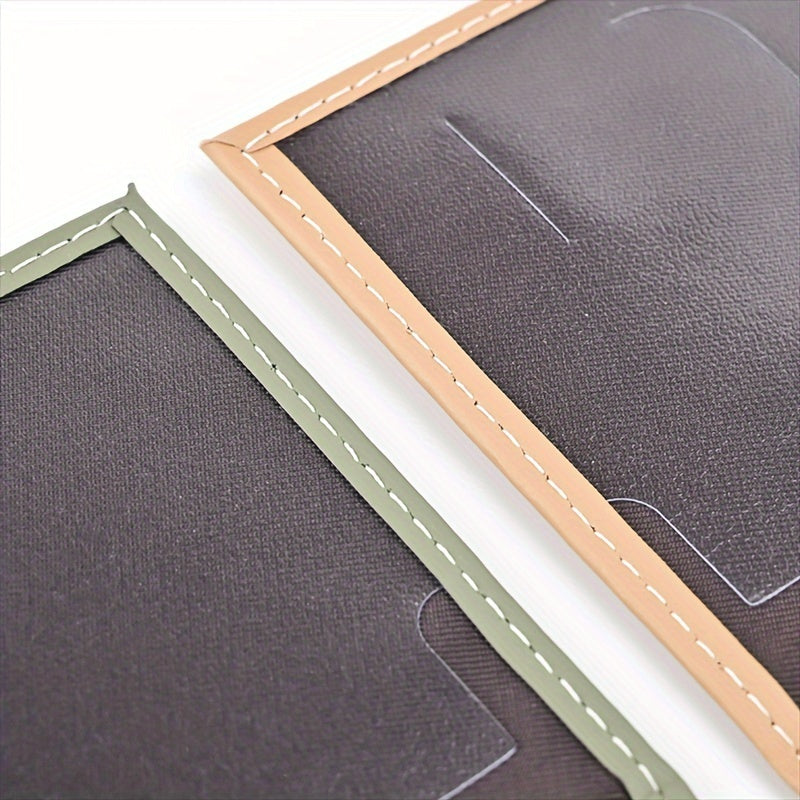 1 PC Gilding Passport Cover Holder, Travel Wallet Passport Case