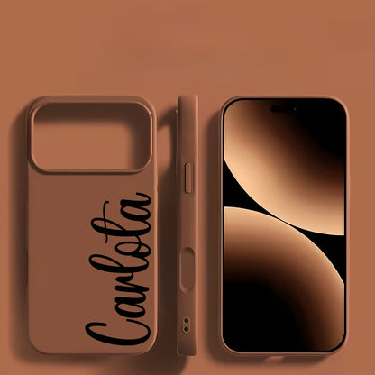 Personalized Shockproof TPU Phone Case Compatible with iPhone 15-18 Pr