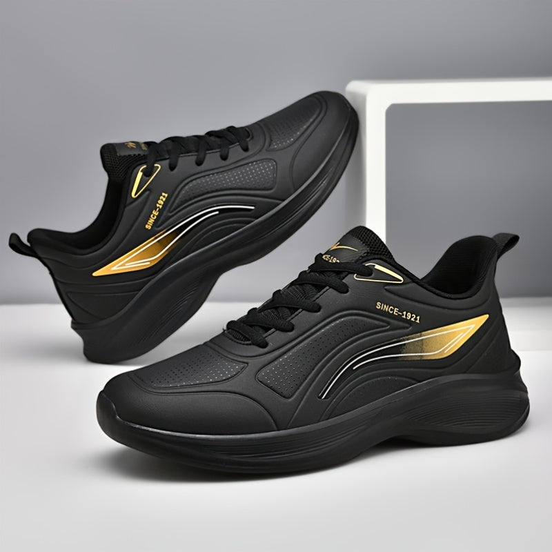 Men's Low-Top Lightweight Running Shoes with Cushioned Sole