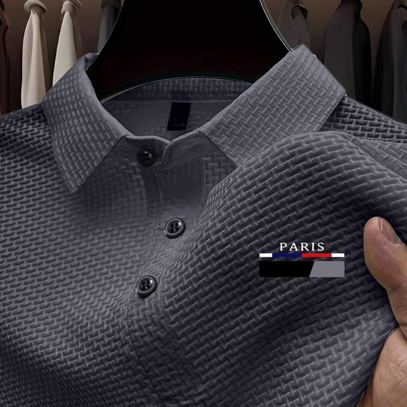 New Arrival of Plus-Size Men'S Polo Shirts, Featuring Short Sleeves And Classic Details Like a Collar And Buttons, Perfect for Casual Everyday Wear - ayq