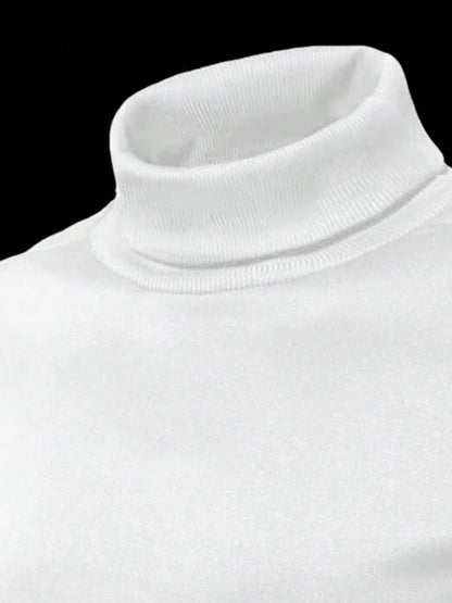 Men's 2025/2026 New Year Print Sweater - Stand Collar Long Sleeve Pullover, Casual Winter Sweating Jacket, Machine Washable Cold Weather Sweaters for Parties & Casual Attire (Slogan Design)