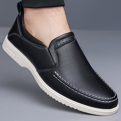 Men's All-Season Casual Flat Shoes - Slip-On Oxford & Derby Style