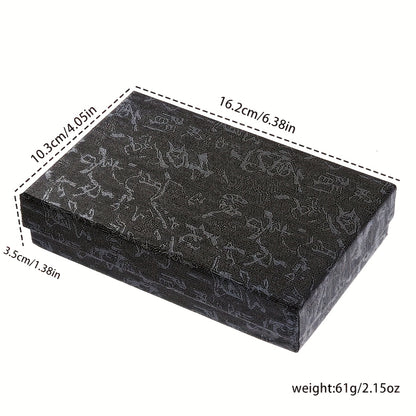 4 հատ տղամարդու մինիմալիստական ​​դրամապանակ, ժամացույց և ապարանջանի նվերների տուփ - էլեգանտ ձեռքի ժամացույց և համապատասխանեցում, հարմար է Սուրբ Ծննդյան, ծննդյան օրվա, նրա նվերի համար - ոճ, նվեր տղամարդկանց համար