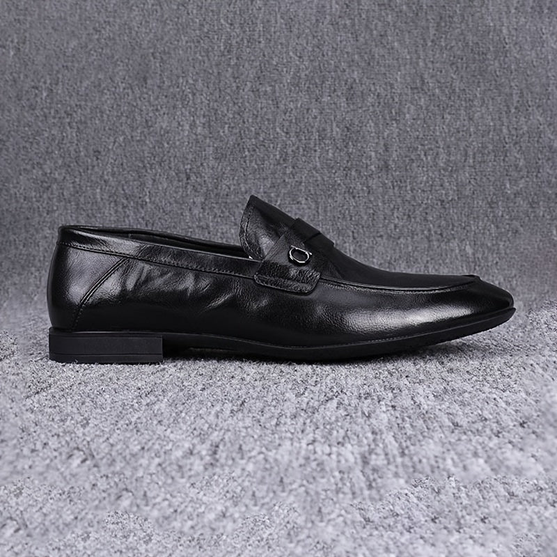 Men's Business Loafers with Metal Detail for Work & Travel
