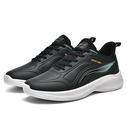 Men's Low-Top Lightweight Running Shoes with Cushioned Sole