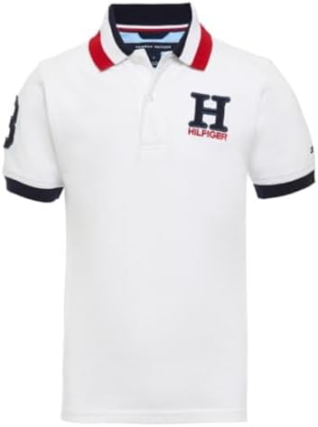 Tommy Hilfiger Boys' Short Sleeve Polo Shirt – Soft Pique Fabric