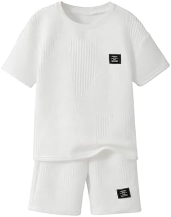 Boys Summer Short Sleeve Top & Shorts Set Ages 6-12