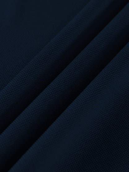 Men's Solid Golf Shirt, Casual Short Sleeve Lapel Shirt For Summer Outdoor