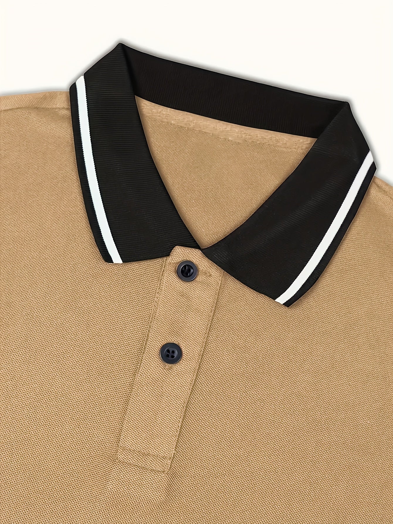 A Breathable And Fitted Golf Shirt, Men'S Casual V-Neck Short-Sleeve T-Shirt, Summer Men'S Apparel - ayq