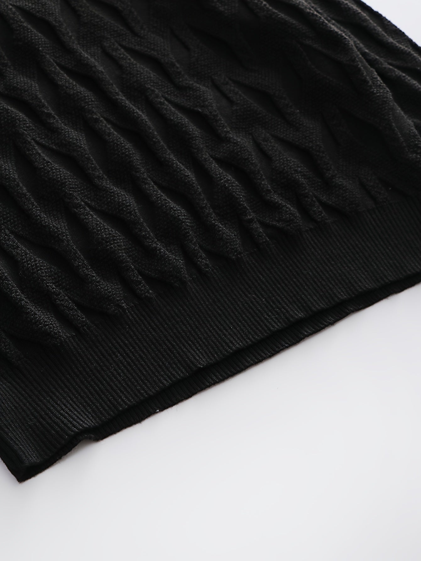 Men'S Fashion Knit Pullover with a Collar for Warmth