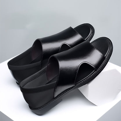 Men's All-Season Health Care Casual Slip-On Sandals Black