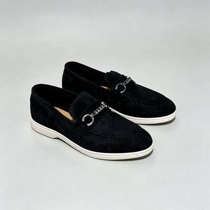 Women's Casual Flat Slip-On Loafers, Comfortable All-Season Shoes
