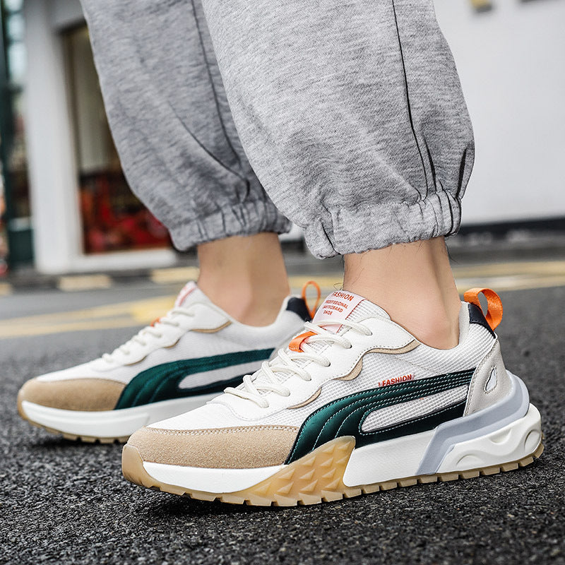 Men's Casual Sports Sneakers with Lightweight PU Sole