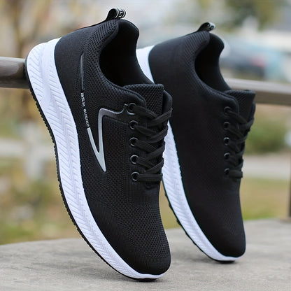 Men's Lace-up Sneakers - Athletic Shoes - Lightweight And Breathable - Running Basketball Workout Gym