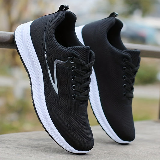 Men's Lace-up Sneakers - Athletic Shoes - Lightweight And Breathable - Running Basketball Workout Gym