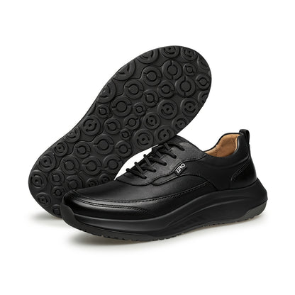 Men's Casual Leather Shoes Lightweight Shock-Absorbing Spring/Fall