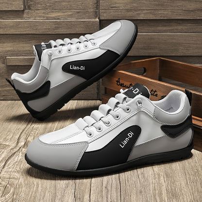 Men's Breathable PU Slip-On Loafers for Summer Casual Wear
