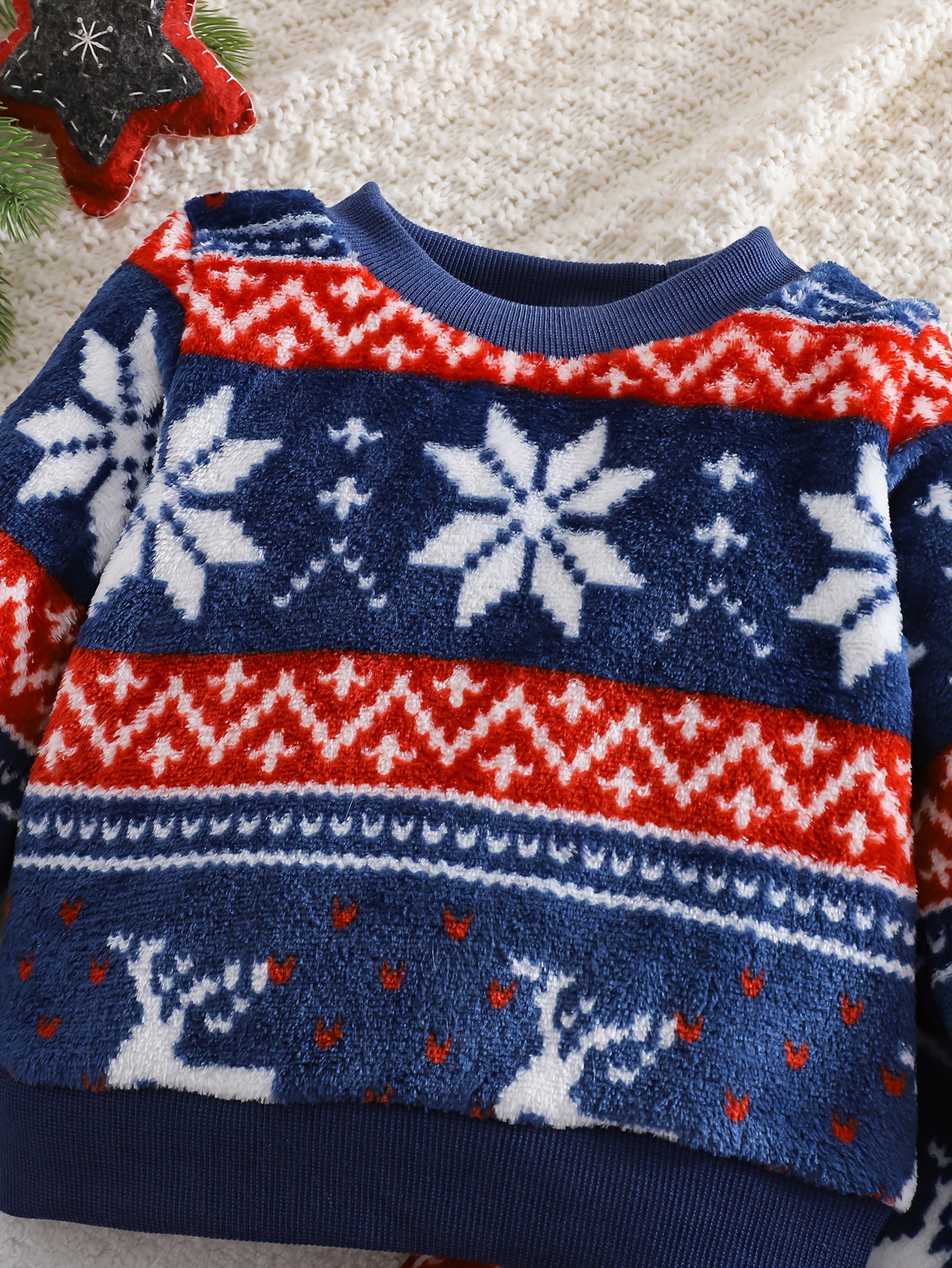 2pcs Girls' Cute Deer Print Fashionable Thick Flannel Set for Autumn/Winter, Soft and Comfortable Warm Outfit, Versatile Casual Attire with Outdoor Activities, Winter Clothing, Autumn Fashion, Stylish Kids' Wear, Playful Desi