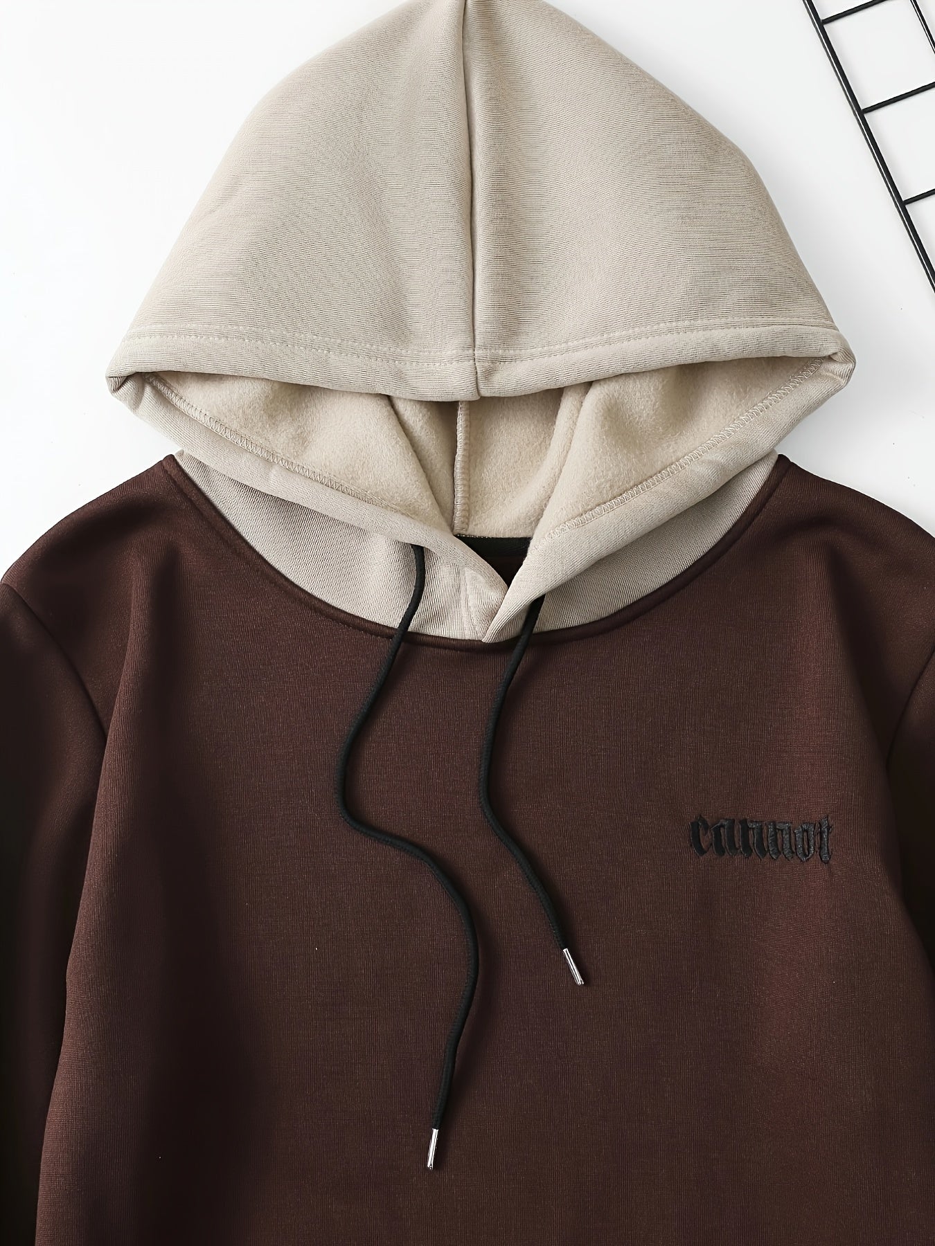 Color Block Cool Hoodies For Men, Men's Casual Graphic Design Hooded Sweatshirt Streetwear For Winter Fall, As Gifts