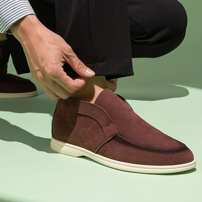 Men's Lightweight PU Loafers Casual Slip-On Moccasins