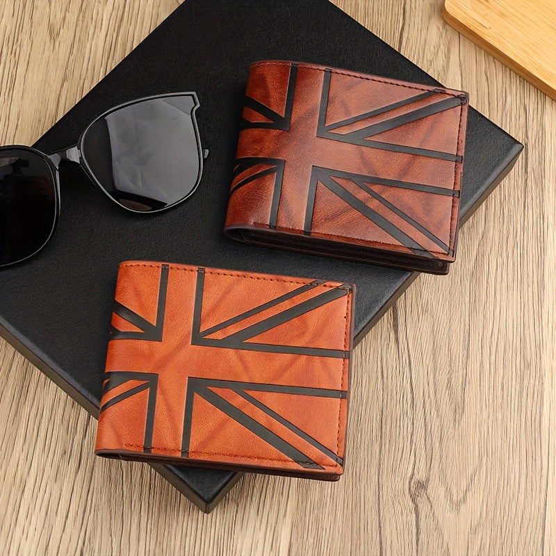 Zuolaiwt European And American Retro Short Wallet for Men with a Large Capacity Coin Purse And Multiple Card Slots