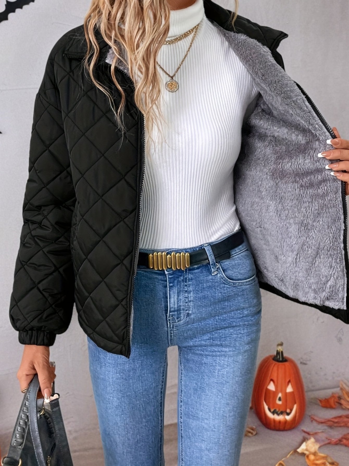 Կանացի աշնանային և ձմեռային վերարկու 41441868 Աշնանային և ձմեռային տաք վերարկու, էլեգանտ և յուրահատուկ