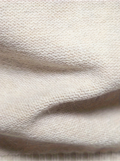 Տղամարդկանց գունագեղ ժակարդե սվիտեր կլոր վզով աշնանային և ձմեռային համար