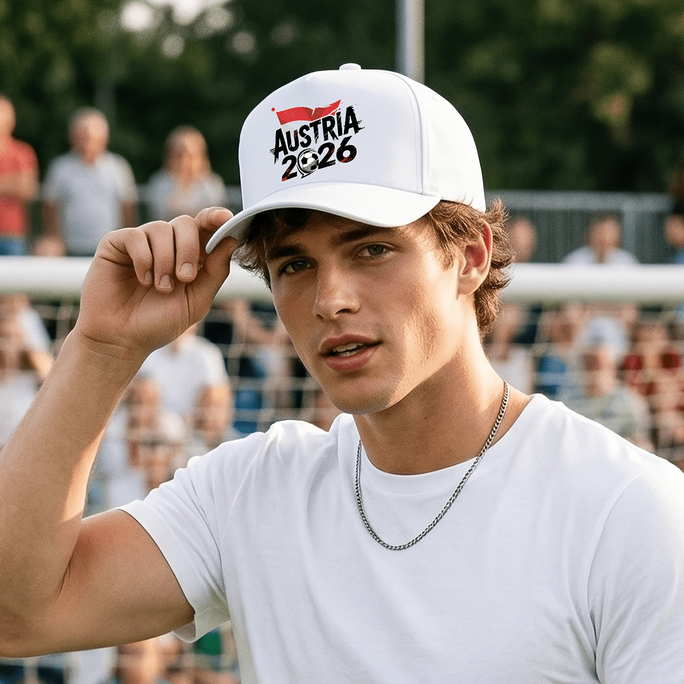 Unisex Austrian Theme Baseball Cap, Breathable Polyester Hat