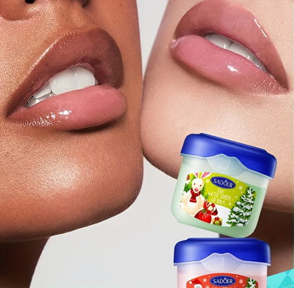 8pcs SADOER Christmas Hand Cream & Lip Balm Gift Set - Moisturizing, Softening, Brightening, and Dry Light Care with Glycerin, Hyaluronic Acid, and Plant-Based Squalane - Ideal for All Light Types, Festive Holiday Packaging,