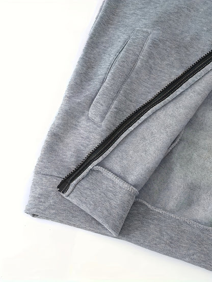 Տղամարդկանց աշնանային և ձմեռային կայծակաճարմանդով սվիտեր՝ հակադիր գույների, ուսաթևերով վերնաշապիկով