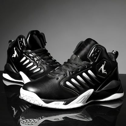 [sneakers] Extra-Large Outdoor Trail Shoes for Men, Featuring Slip Resistance, Shock Absorption, Durability, Trendy Basketball Design, Versatile Sports Footwear, Lightweight Comfort, Casual Style, Soft Sole, And Rebound Train