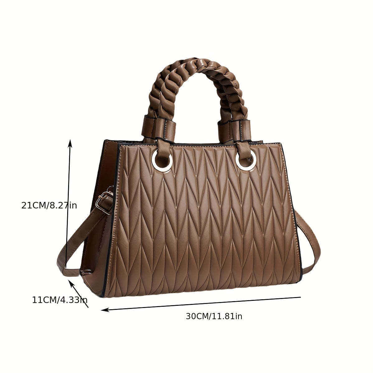 Նոր ոճային ձեռքի պայուսակը ընդարձակ մայրիկի համար նախատեսված պայուսակ է, կատարյալ է ուսը կամ խաչաձև վերնաշապիկը կրելու համար, նորաձև է 2025 թվականի համար և ճառագում է բարձր նորաձևության զգացողություն։