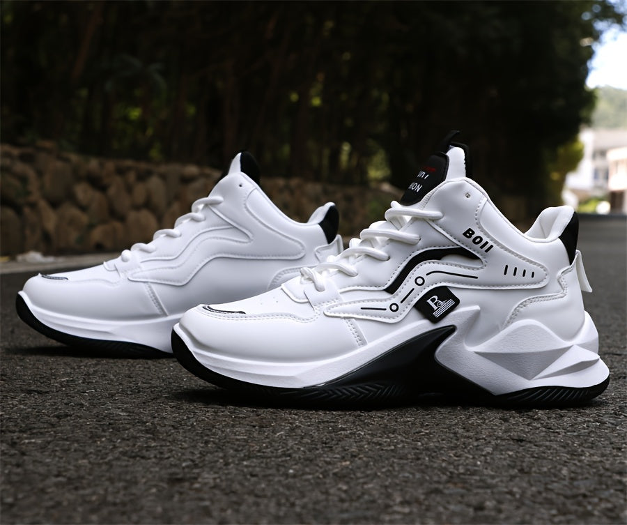 Men's Road Running Shoes, Anti-Slip Casual Sneakers, Basketball Sports Shoes, Fashionable Cross Training Athletic Footwear - ayq