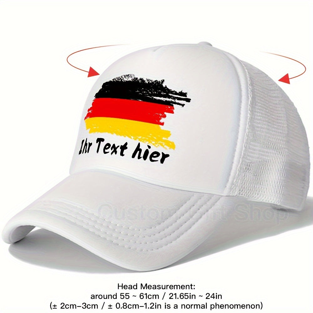 Lightweight Unisex German Element Polyester Baseball Cap
