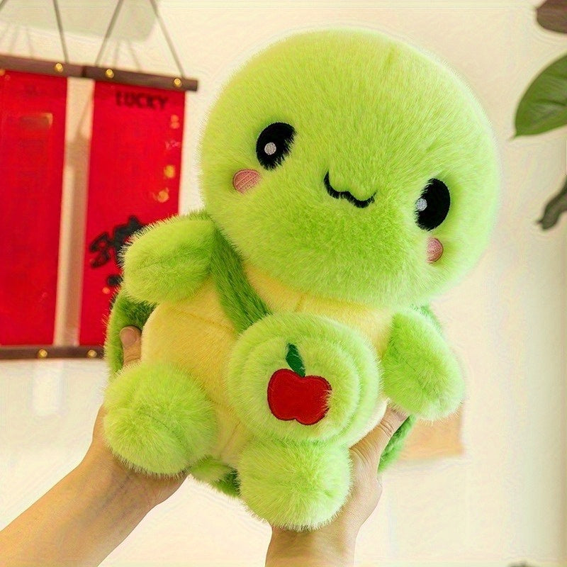 Soft Green Turtle Plush Toy - Cute Cartoon Turtle Doll, Perfect Birthday Gift, Birthday Present, Birthday Party Decor, Birthday Gift for Her, Birthday Gift for Him