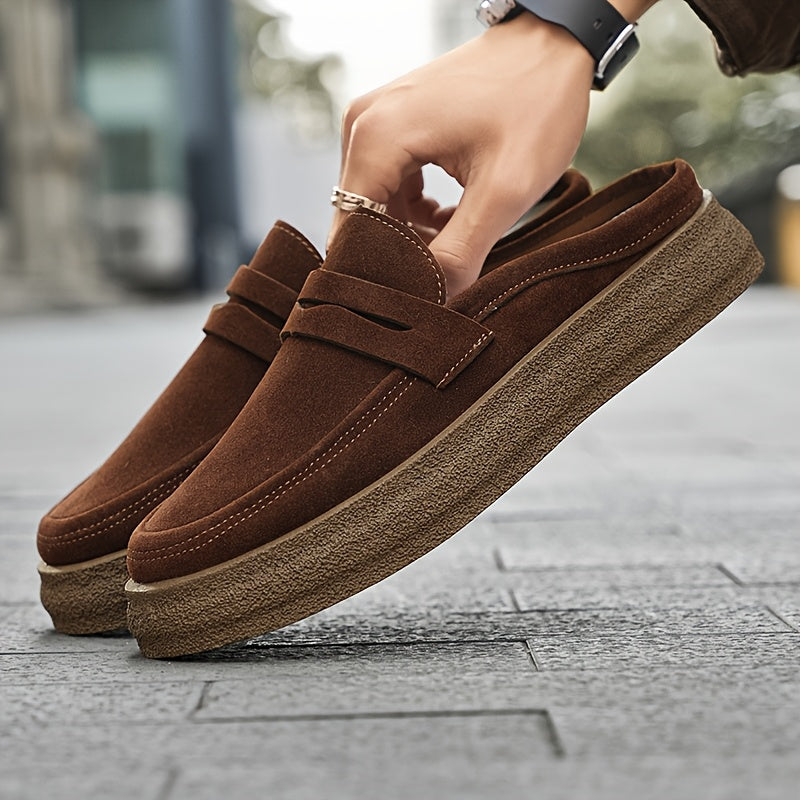 Men's Spring Outdoor Slip-On Thick-Soled Casual Slippers