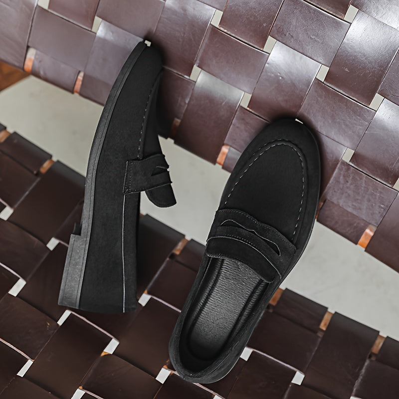 Men's British-Style Slip-On Loafers for Casual & Business