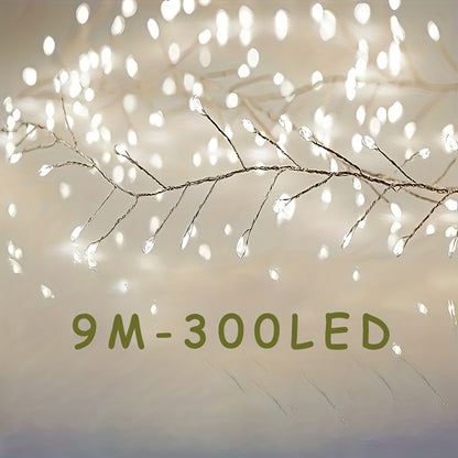 USB Lights String, Fireworks String, 8 Modes with Remote Control and Timer, Suitable for Bedroom Room Garland Wedding Christmas Tree Decoration, Wedding Garland, Christmas Tree Decoration, Remote Control Lights, Timer Lights,