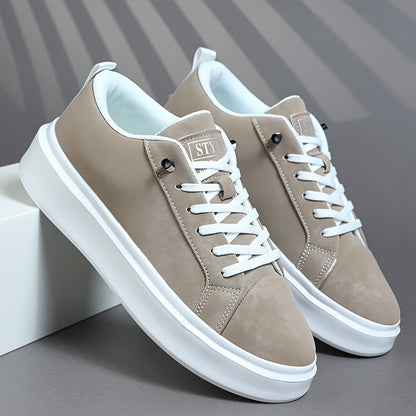 Unisex Platform Sneakers with Height Increase – Minimalist Low-Top Lac