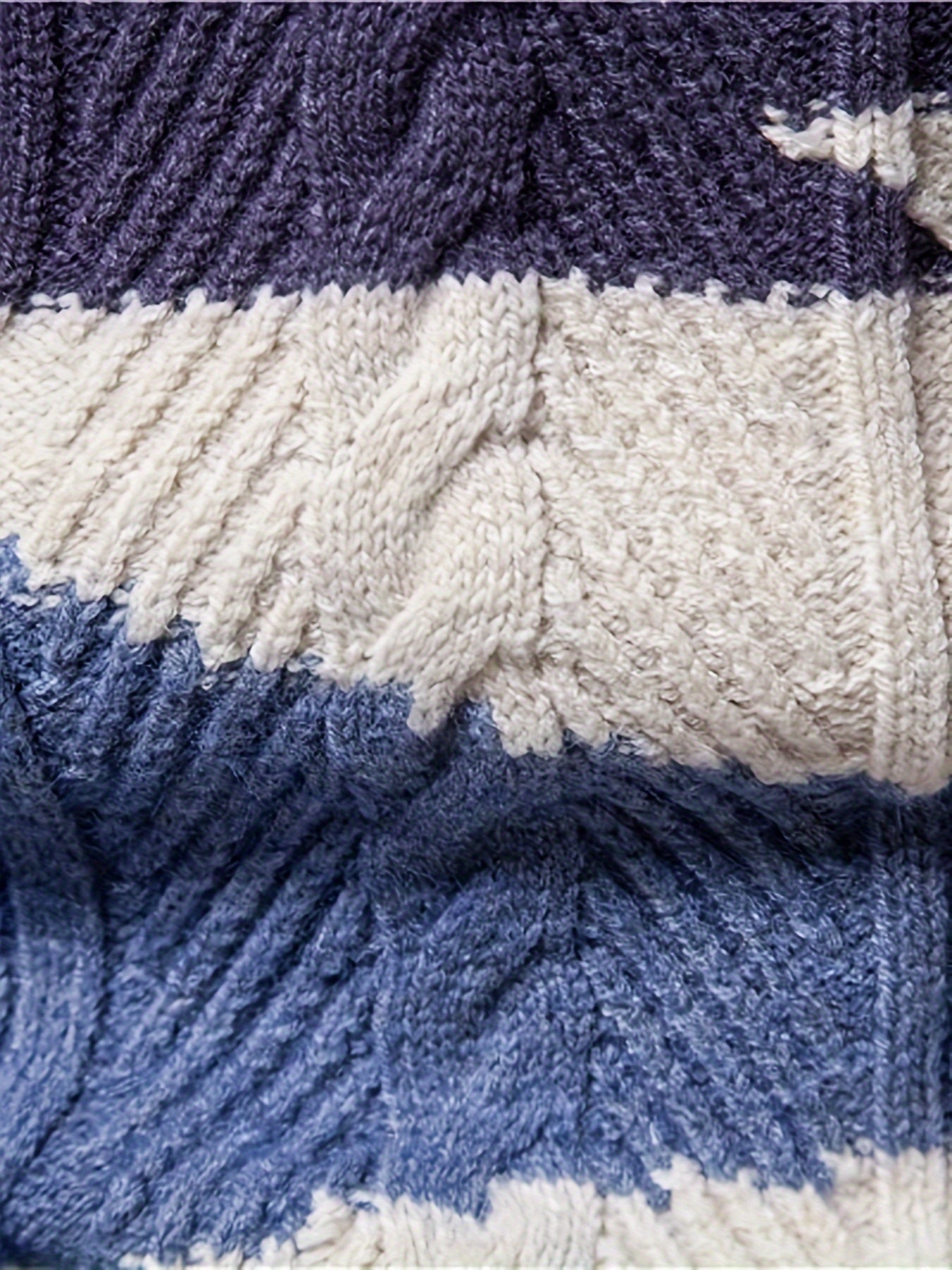 Men's Stylish Solid Knitted Pullover, Casual Mid Stretch Breathable Long Sleeve Crew Neck Top For City Walk Street Hanging Outdoor Activities