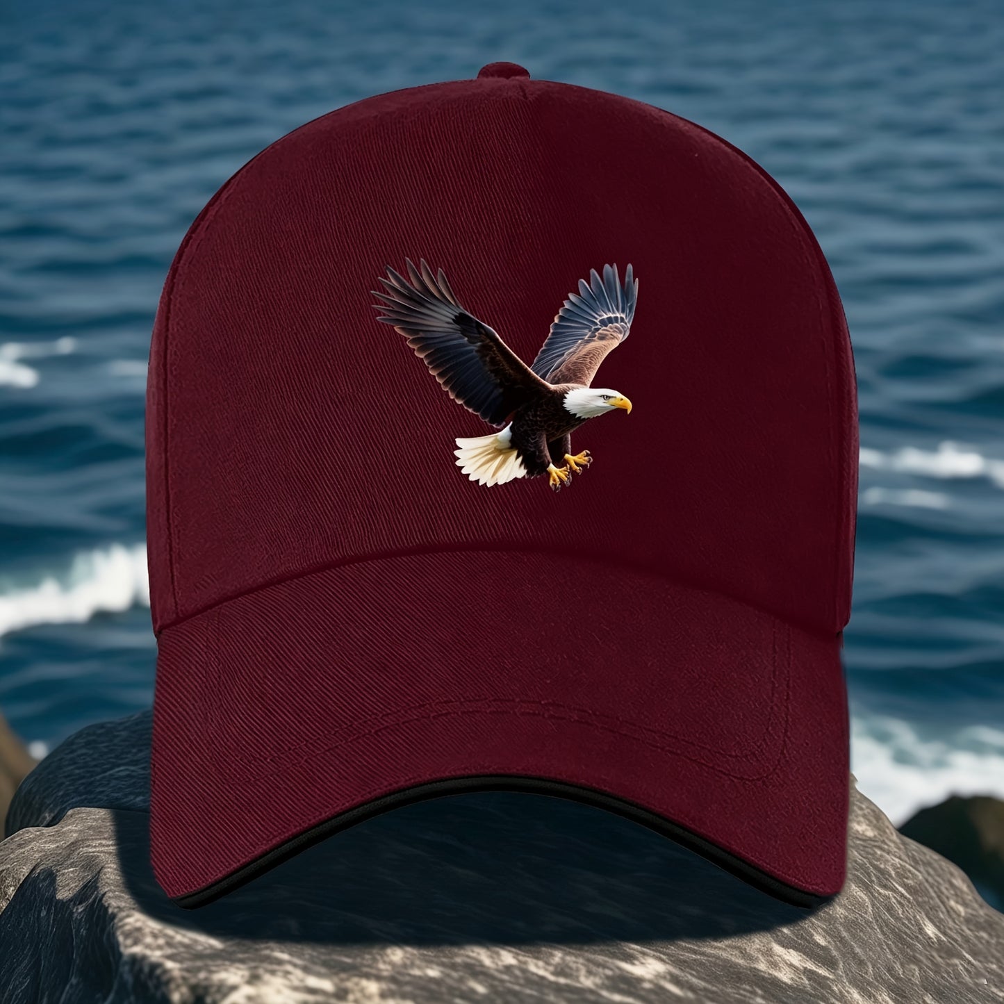 Lightweight Spread-Wing Eagle Baseball Cap Unisex Vintage Style