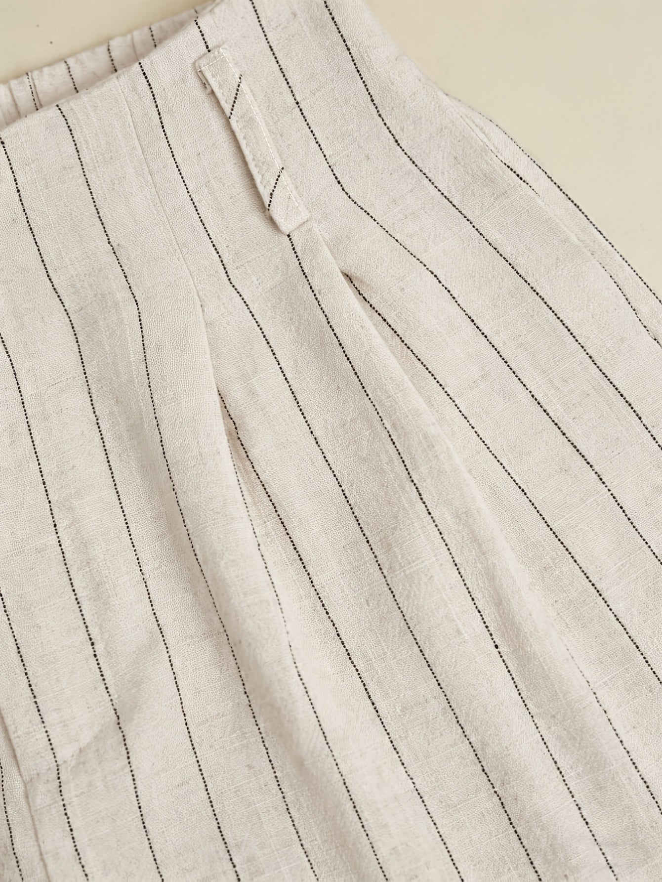Women's Spring/Summer Casual Straight Leg Striped Pants
